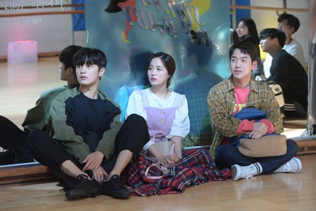 韓国ドラマ「克服の社交ダンス～小さい僕と大きな私～ 」ユ・ミナ（ペ・ユンギョン）とハン・サンジン（キム・ドワン）